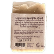 Savon naturel exfoliant au Coco - Verso