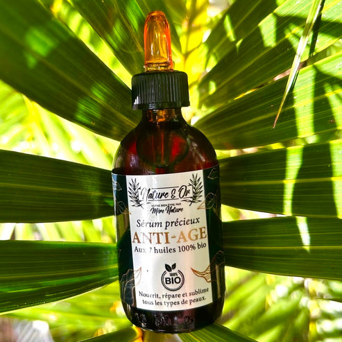 Sérum visage naturel, peaux matures