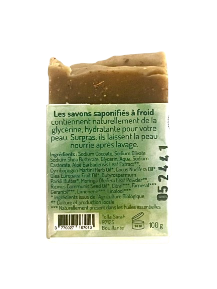 Savon naturel au Moringa - hydratant et apaisant