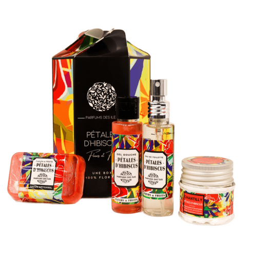 Coffret - 4 créations parfumées à l’Hibiscus