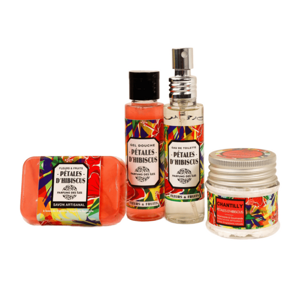 Coffret - 4 créations parfumées à l’Hibiscus